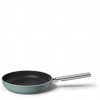 Smeg FPF2802EGM Bratpfanne, 28 cm, Keramik, Edelstahlgriff, Smaragdgrün