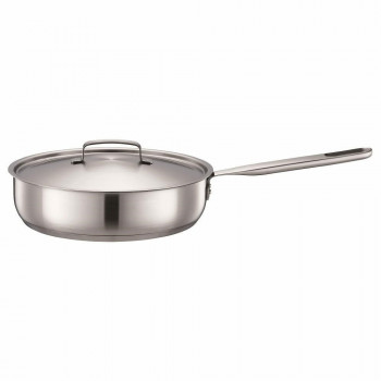 Fiskars Chef's Bratpfanne 26 cm mit Deckel, All Steel