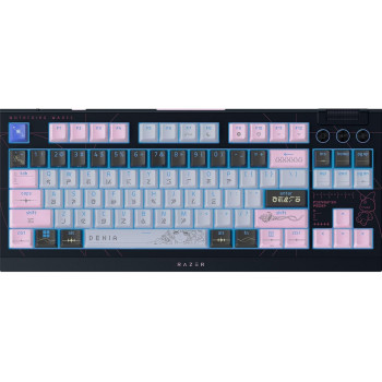 Razer BlackWidow V4 Tenkeyless HyperSpeed Wireless Gaming-Tastatur, US, Orange Switch, Wuthering Waves Edition