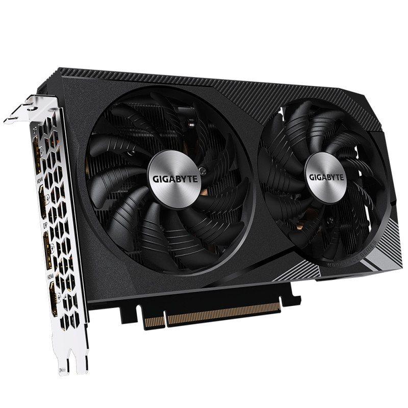 Gigabyte GeForce RTX 3060 WINDFORCE OC 12G Grafikkarte - 12GB GDDR6, 192-bit, PCIe 4.0 x16, 2x HDMI, 2x DisplayPort (GV-N3060WF2OC-12GD)