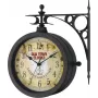 TFA 603011 Quarz-Wanduhr, Antik, Schwarz