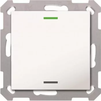 MDT TAL-5501002.02S KNX Taster Light55 1-fach RGBW Reinweiß glänzend Neutral Secure