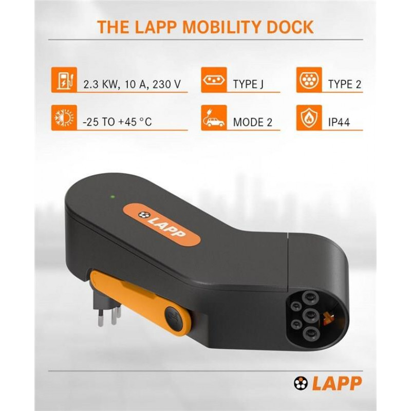 LAPP MOBILITY Mobility Dock EV-Ladegerät, Typ Schweiz (65417)