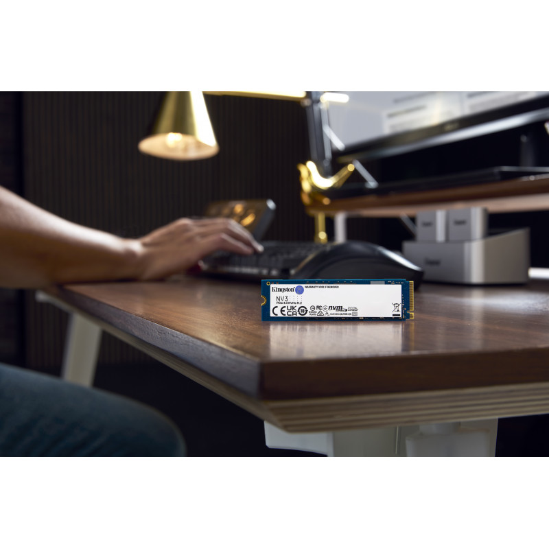 Kingston NV3 500GB M.2 2280 PCIe 4.0 x4 NVMe Interne SSD (SNV3S/500GBK)