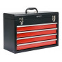 Yato YT-08874 Kleinteile-/Werkzeugbox Edelstahl Schwarz, Rot