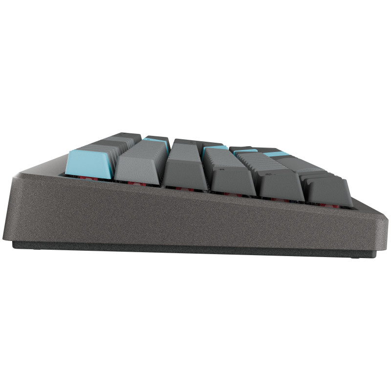 Ducky Cushion 98 Gaming-Tastatur, 96%, DE Layout (ISO), Shush Red Switches - Nickel (DKCUS2598-DSDEPHCC3H1)
