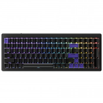 Ducky Cushion 98 Gaming-Tastatur, 96%, US-Layout (ANSI), Shush Green Switches – Mattschwarz