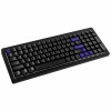 Ducky Cushion 98 Gaming-Tastatur, 96%, US-Layout (ANSI), Shush Green Switches – Mattschwarz