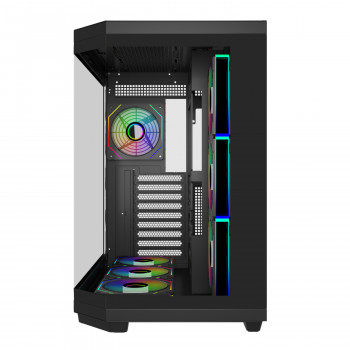FSP U580 ARGB ATX Ultra Tower Gaming-Gehäuse – Schwarz