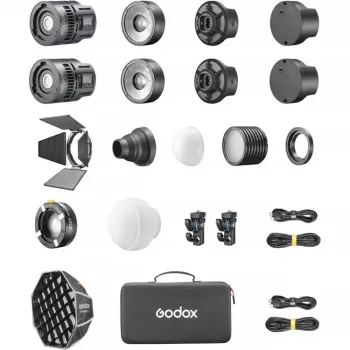 Godox RS60Bi Set aus 2 modularen LED-Bi-Color-Leuchten