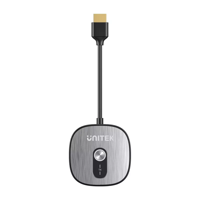 Unitek Funk-Transmitter (für Empfänger V1717C) | HDMI 4K@30Hz | P2P | Miracast | AirPlay