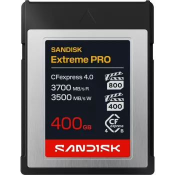 SanDisk Extreme PRO 400GB CFexpress 4.0 Typ B Speicherkarte (SDCFEB-400G-GN4NN)