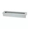 Allnet 19 inch 3U DIN-Schienenpanel für Leitungsschutzschalter, Tiefe 61 mm, Frontmontage, Hellgrau (ALL-S0002257)