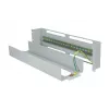 Allnet 19 inch 3U DIN-Schienenpanel für Leitungsschutzschalter, Tiefe 61 mm, Frontmontage, Hellgrau (ALL-S0002257)