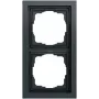 GIRA 021273 Abdeckrahmen 2-fach Gira F200 Anthrazit (lackiert)