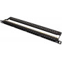 Getfort PGF-6UTP24-B7 Patchpanel UTP Cat.6, 24 Ports, 0,5U