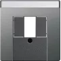 Gira Abdeckung BSF TAE/USB, Edelstahl, 0876600