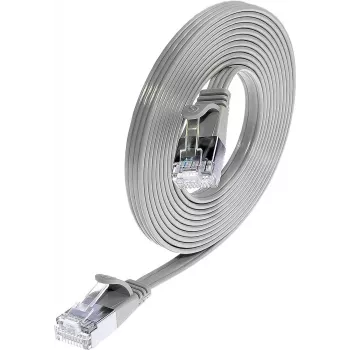 Wirewin Slim Cat6 S/FTP Patchkabel RJ45, 7,5 m, Grau