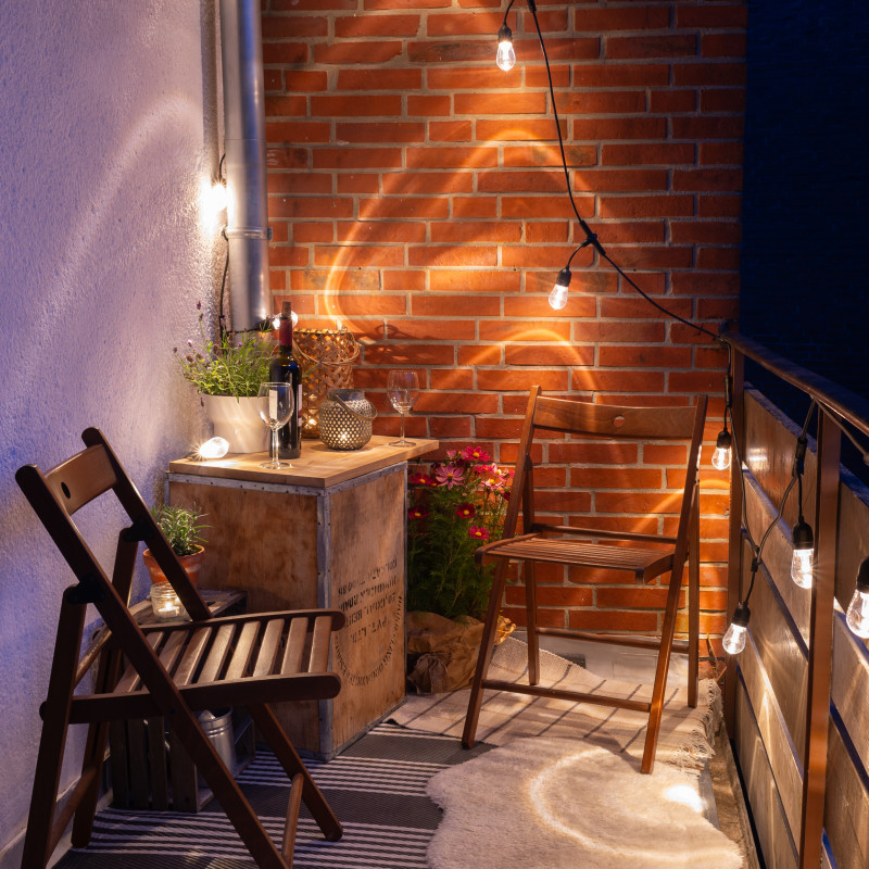 Osram SMART+ Outdoor-Lichterkette, IP44, RGBW, 4,5 W, WLAN