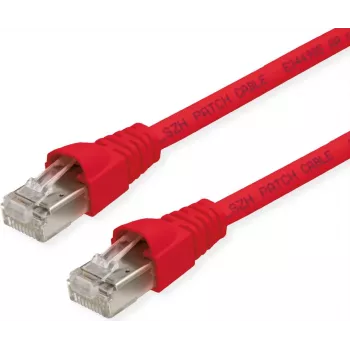 Telegärtner Cat6a S/FTP Patchkabel, 6 m, Rot