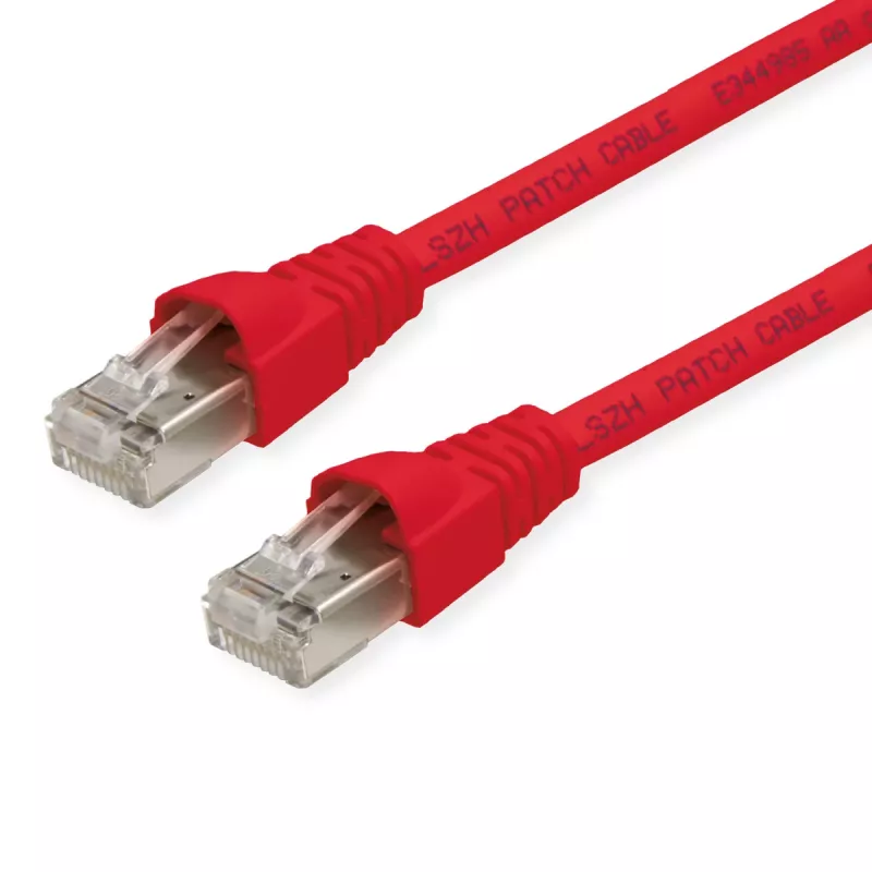 Telegärtner Cat6a S/FTP Patchkabel, 6 m, Rot