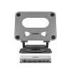 Unitek Laptop-Ständer mit abnehmbarem 5-in-1 USB-C-Hub - 2x USB-A 5Gbps, HDMI 4K@60Hz, RJ45, PD 100W (D1109CGY01)