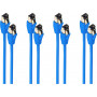 shiverpeaks BASIC-S Cat8.1 F/FTP Patchkabel RJ45, 1,5 m, Blau, LSZH