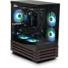 Thermaltake LCGS View 170WS Desktop-PC, Schwarz/Holz, Windows 11 Home