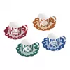 Bialetti Candyland Set aus 4 Tassen mit Untertassen 80 ml