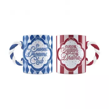 Bialetti Candyland Tassen-Set, 2 Stk. x 300 ml