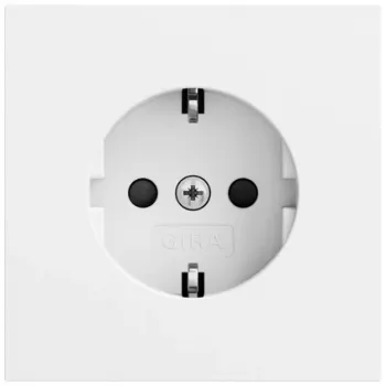 Gira System 70 SCHUKO-Steckdose SP, reinweiß, 445372