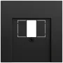 Gira 027674 TAE USB Abdeckplatte System 70, Schwarz