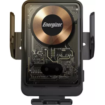 Energizer ECA008 Qi kabelloses Kfz-Ladegerät, 15W, schwarz