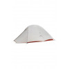 Naturehike Cloud Up 3 Pro 20D Zelt, Hellgrau / Rot