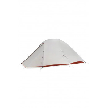 Naturehike Cloud Up 3 Pro 20D Zelt, Hellgrau / Rot