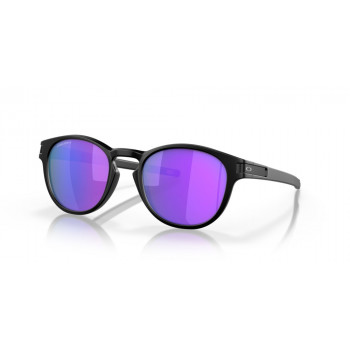 Oakley Latch Sonnenbrille – Matte Black/Prizm Violet