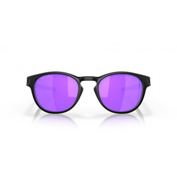 Oakley Latch Sonnenbrille – Matte Black/Prizm Violet