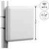 Delock WiFi 6 Antenne N Buchse 9 - 12 dBi Richtantenne Wand- und Mastmontage Außenbereich Weiß
