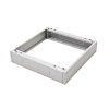 Alantec Sockel für Outdoor-Schränke 19, Breite 600 x Tiefe 600 mm x Höhe 100 mm, Farbe grau