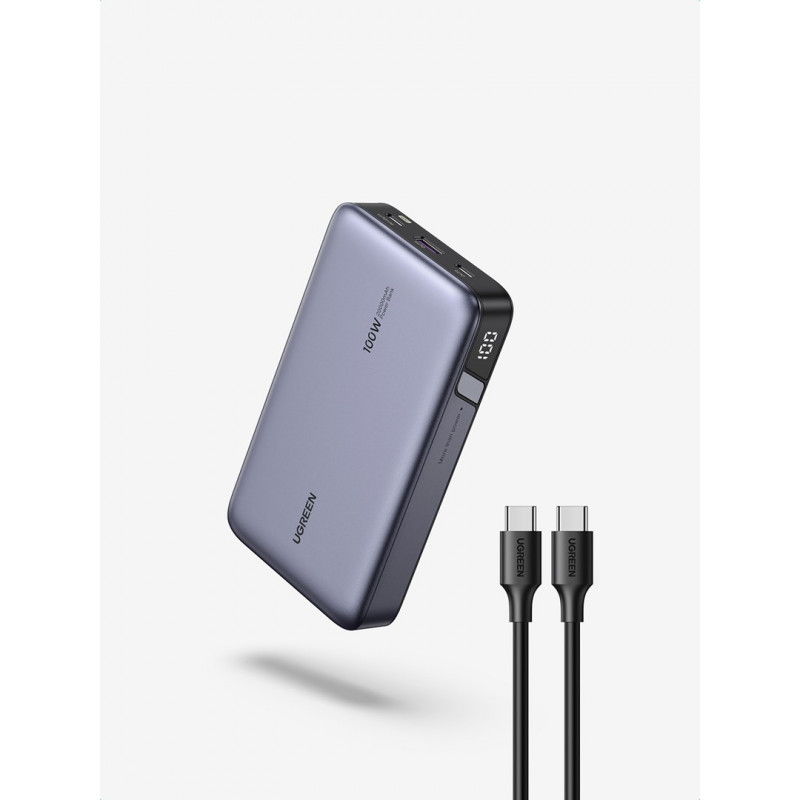 Ugreen PB720 Powerbank 20000 mAh, Grau
