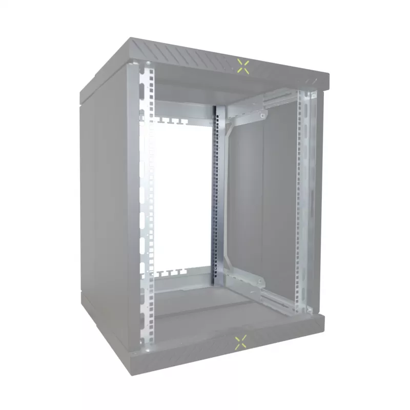 EFB Elektronik rückseitige 19-Zoll-Montageschienen 15HE für X-Rack, 2er-Set