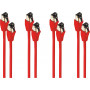 shiverpeaks Cat8.1 F/FTP Patchkabel, 7,5 m, Rot