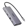 Ugreen CM639 USB-C-Hub, HDMI, VGA, 2x USB-C 3.2 10 Gbps, 2x USB, SD/TF, RJ45, Aux 3,5 mm, PD, 4K 60 Hz