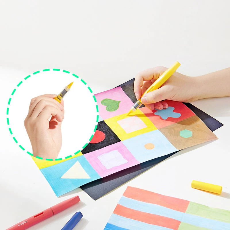 mideer Flüssig-Acrylmarker mit Pinselspitze – 80 Farben in Tube