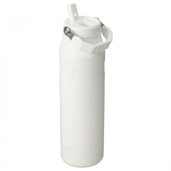Stanley IceFlow Flip Straw 2.0 Isolierflasche, 1,06 l, Weiß