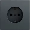 GIRA 418873 SCHUKO Steckdose System 70, Anthrazit