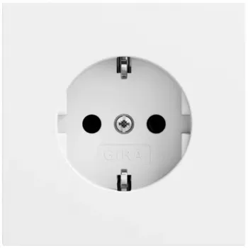 GIRA 418872 SCHUKO Steckdose System 70 Reinweiß