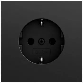 GIRA 418874 SCHUKO Steckdose System 70 Schwarz