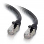 Mercodan Cat6a S/FTP Patchkabel RJ45, 15 m, Schwarz
