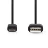 Nedis USB-A-Kabel, 2 m
